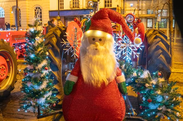 Ripon Christmas Charity Tractor Run.