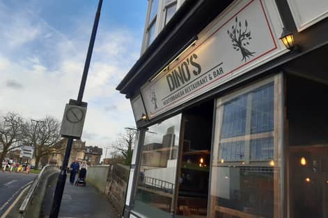 Independent Mediterranean restaurant and bar Dinos first opened at 7 Station Bridge in December 2024.