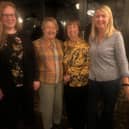 The Ripon Poets committee pictured at the Claro Lounge open mic evening. From left:
Lotte Wilson, Caroline Matusiak, Maggie Cobbett and Nicky Hasson.
