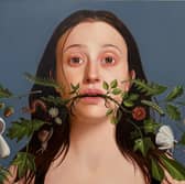 Chloris II (oil on canvas, 50cm x 70m) - part Sugar Rush exhibition by artist Nicholas Jolly showing at Harrogate's 108 Fine Art gallery.