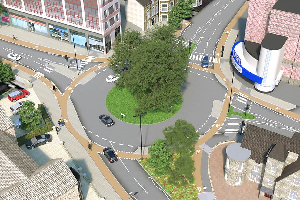 A plan for a 'Dutch roundabout' at East Parade with proper cycle lanes was one of several ideas to boost cycling in Harrogate town centre ditched after the Gateway scheme faced opposition.
