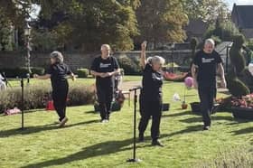 Performance Ensemble brought its production Bloomin’ in the Garden to Wetherby Manor.