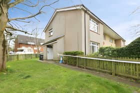 The Newby Crescent maisonette offers a private entrance and a position within a popular residential neighbourhood of Harrogate