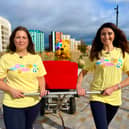 Lindsey Burrow planning Push for Pudsey sofa challenge with BBC’s Amy Garcia.