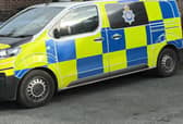 Police carried out enquiries at Swinton Court in connection with the pursuit