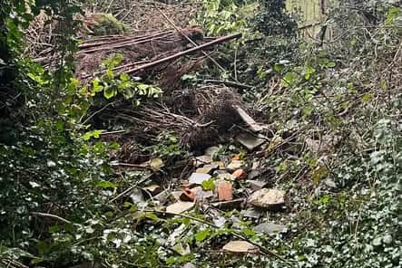 Fly-tipping at Wetherby's Sandringham Park costs over £2,000 to clear.
