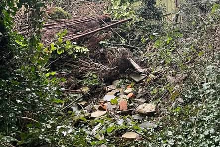 Fly-tipping at Wetherby's Sandringham Park costs over £2,000 to clear.