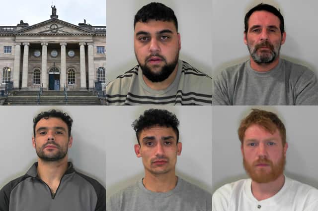 Shane Ali, 33, James Coffey, 48, Travis Neagle, 31, Marcus Durant, 31, and Lewis Jackson, 34, have been jailed after attempting to steal two vehicles from a business in Harrogate before leading police on an early morning pursuit