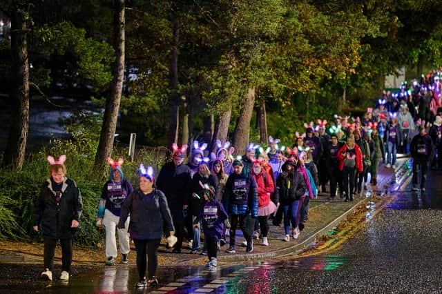 Last year, 600 people took part in the walk.
