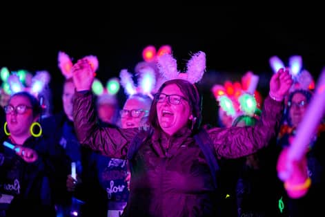 Saint Michael's Hospice Glow Walk 2025.