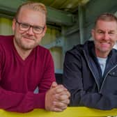 Jonathan Blezard, left, and Simon Weaver are the new owners of Harrogate Town. Picture: Harrogate Town AFC
