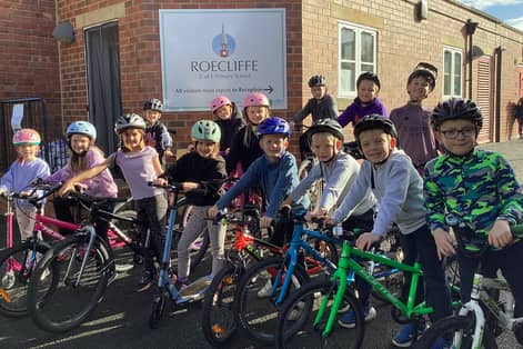 Roecliffe Church of England Primary School, near Ripon,  has been encouraging pupils and their families to embrace healthier and more sustainable ways of travelling with a two-day active travel event
