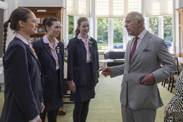Flashback to when Harrogate pupils met King Charles at Duchy College in May.
