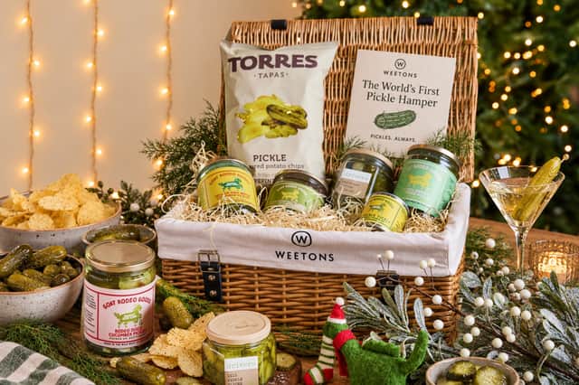 Popular Harrogate food hall Weetons has launched what it believes to be the world's first Pickle Christmas Hamper.