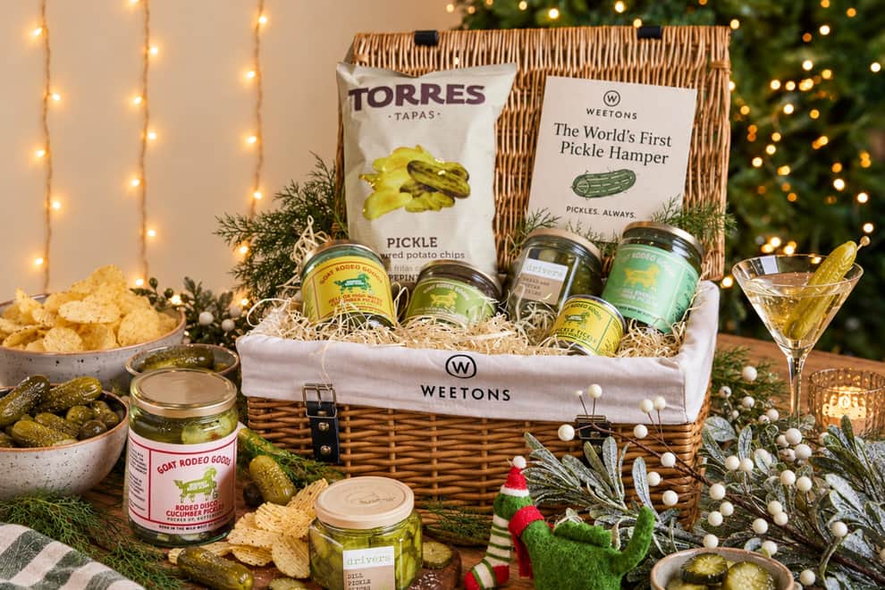Popular Harrogate food hall Weetons has launched what it believes to be the world's first Pickle Christmas Hamper.
