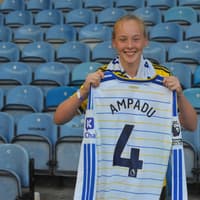 Dream come true for young Harrogate Leeds United fan as Ethan Ampadu gifts her historic match-worn shirt