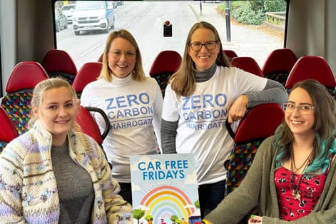 Part of the team of volunteers at charity Zero Carbon Harrogate which was founded in 2016.