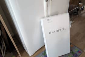 The compact FridgePower unit is a portable power station condensed into a unit that can sit on top of, or by the side, of a fridge-freezer