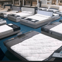 Explore luxury beds and mattresses in SASO’s spacious Castleford showroom.