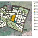 Part of Hallam Land's pre-planning consultation on Burley Bank,  a proposed new housing development between Skipton Road and Killinghall in Harrogate.
