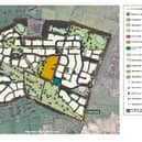 Part of Hallam Land's pre-planning consultation on Burley Bank,  a proposed new housing development between Skipton Road and Killinghall in Harrogate.