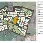 Part of Hallam Land's pre-planning consultation on Burley Bank, a proposed new housing development between Skipton Road and Killinghall in Harrogate.