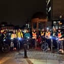 Looking forward to GlowRide in Knaresborough - Kate Auld Active Travel Manager, North Yorkshire Sport and Personal Cyclist Founder with some of 2025's GlowRiders.
