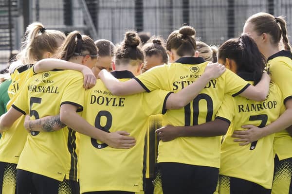 From September 2027, Harrogate Town will offer a new pathway for aspiring female footballers, in conjunction with Asham Bryan College. Picture: Harrogate Town AFC