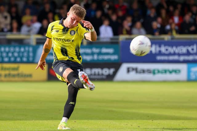 Morgan Williams has made 13 appearances for Harrogate Town so far this season. Picture: Matt Kirkham