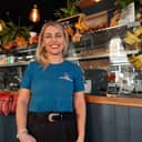 Leda, the popular owner of Harrogate's Westmoreland Coffee House, whose post about the business’s loo policy has gone viral.