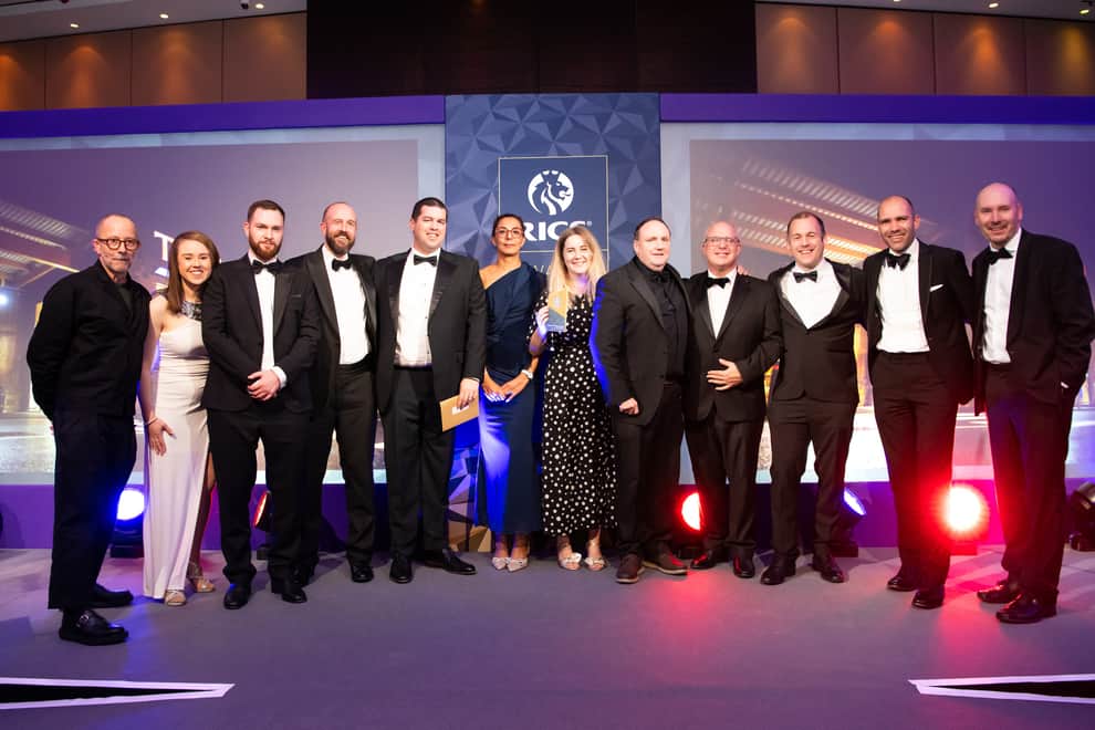 Low carbon concept - Tesco Harrogate wins at the RICS Awards Grand Final in London.