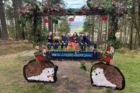 Swinton Bivouac at Swinton Estate in Ripon has teamed up with Masham Church of England Primary School to launch The Magical Autumn Trail - a family-friendly trail which takes visitors on a mysterious journey through the forest