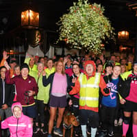 BBC journalist Sophie Raworth talks running at Harrogate literary lunch before braving rainy 5k