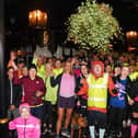 More than 40 runners joined BBC journalist Sophie Raworth for a rainy 5k through Harrogate.