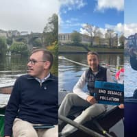 Clean water battle: Harrogate’s MP takes to river to highlight campaign for tough new independent regulators