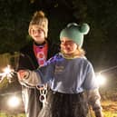 Families taking part in last year’s Glow Together for Martin House.