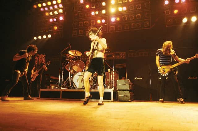Originally released in July 1980 through Atlantic Records, AC DC's Back in Black album has sold an estimated 50 million copies worldwide.