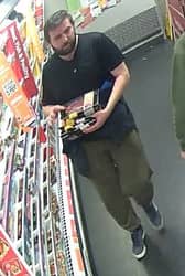 The police have issued a CCTV image of a man they would like to speak to following a number of thefts at Coop stores on Skipton Road and Grantley Drive, and Sainsbury’s on Kings Road in Harrogate