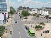 Visualisation of the future - The Harrogate Gateway scheme is designed to improve access to Harrogate Train Station for pedestrians, cyclists and bus passengers.