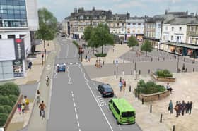 Visualisation of the future - The Harrogate Gateway scheme is designed to improve access to Harrogate Train Station for pedestrians, cyclists and bus passengers.