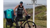 Graham Kidd, a professional cycle courier for the likes of Deliveroo, Uber Eats and Just Eat in Harrogate, has completed a 500 mile charity bike ride for Médecins Sans Frontières.