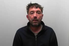 David Thompson, 49, has been jailed for three years and eight months after attacking his ex-partner in her flat in Harrogate