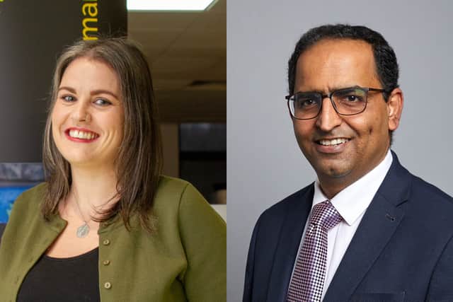 Jessica Armitage (Made Smarter) and Dharmendra Shadija (Sheffield Hallam).