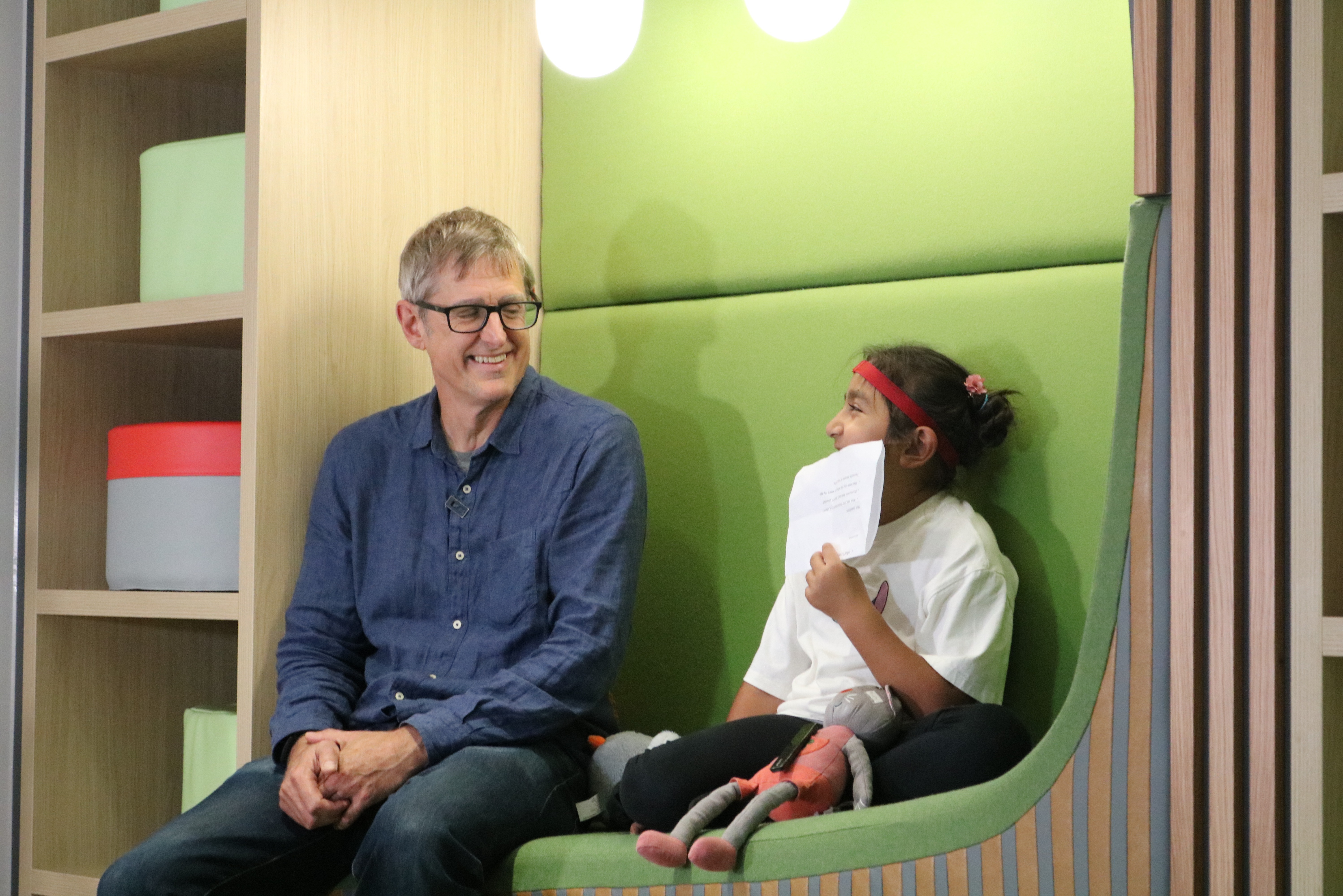 Louis Theroux turns interviewee during visit to Martin House Children’s Hospice