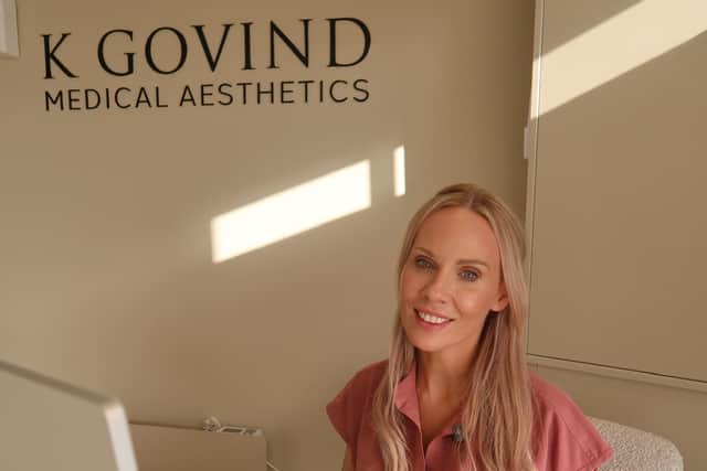 Katie Govind, founder and nurse prescriber at K.Govind Medical Aesthetics in Harrogate.