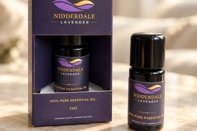 Precious 'drops of gold' hand harvested and distilled Essential Oil From Nidderdale Lavender's first harvest