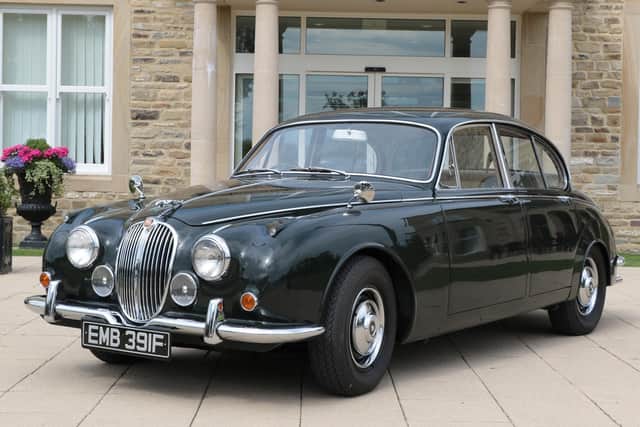 A 1968 Jaguar 240, estimate: £15,000-£17,000 (Motor Cars, Motorcycles and Automobilia Sale, 28 September).