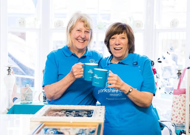 Yorkshire Cancer Research shop volunteers. Photo: Jonathan Pow