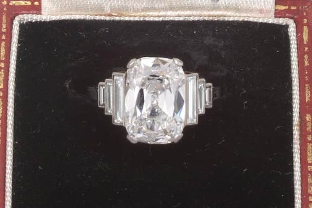 A Diamond Ring, circa 1935 – auction estimate £40,000-50,000 (Autumn Fine Art Sale, 16 November).