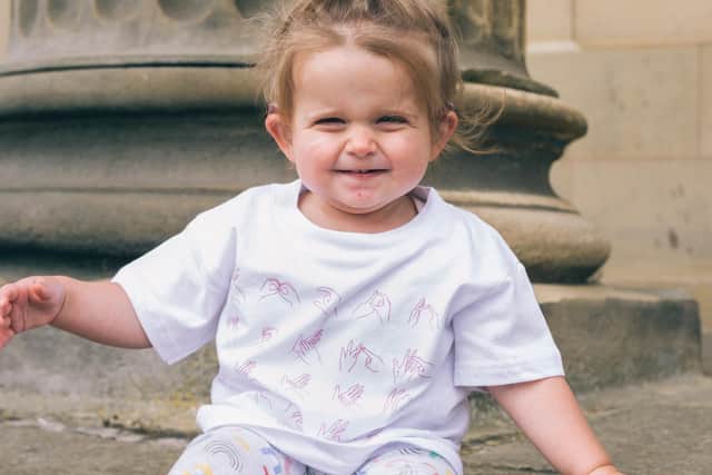 An example of the DEAF IDENTITY kids wear range.